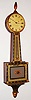 Simon Willard and Son, No. 4365, 8 day, stenciled banjo or patent timepiece, c1825.