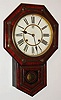 Waterbury Clock Co., Waterbury, Conn., "Yeddo 10-Inch", 8 day, time and strike wall clock, c1891.