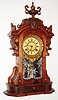 Ansonia Clock Co., New York, NY, "Monarch", 8 day, time and strike mantel clock, c1880