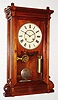 Seth Thomas Clock Co., Thomaston, Conn., "Lincoln", 8 day, time and strike weight shelf clock in walnut, c1890