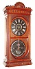 Ithaca Calendar Clock Co., Ithaca, NY, "No. 13 Shelf Kildare", 8 day, time and strike calendar shelf clock, c1880
