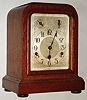 German oak 8 day Westminster chime bracket clock, c1920