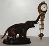 Reproduction Asian elephant swinger 30 hour novelty clock, modern