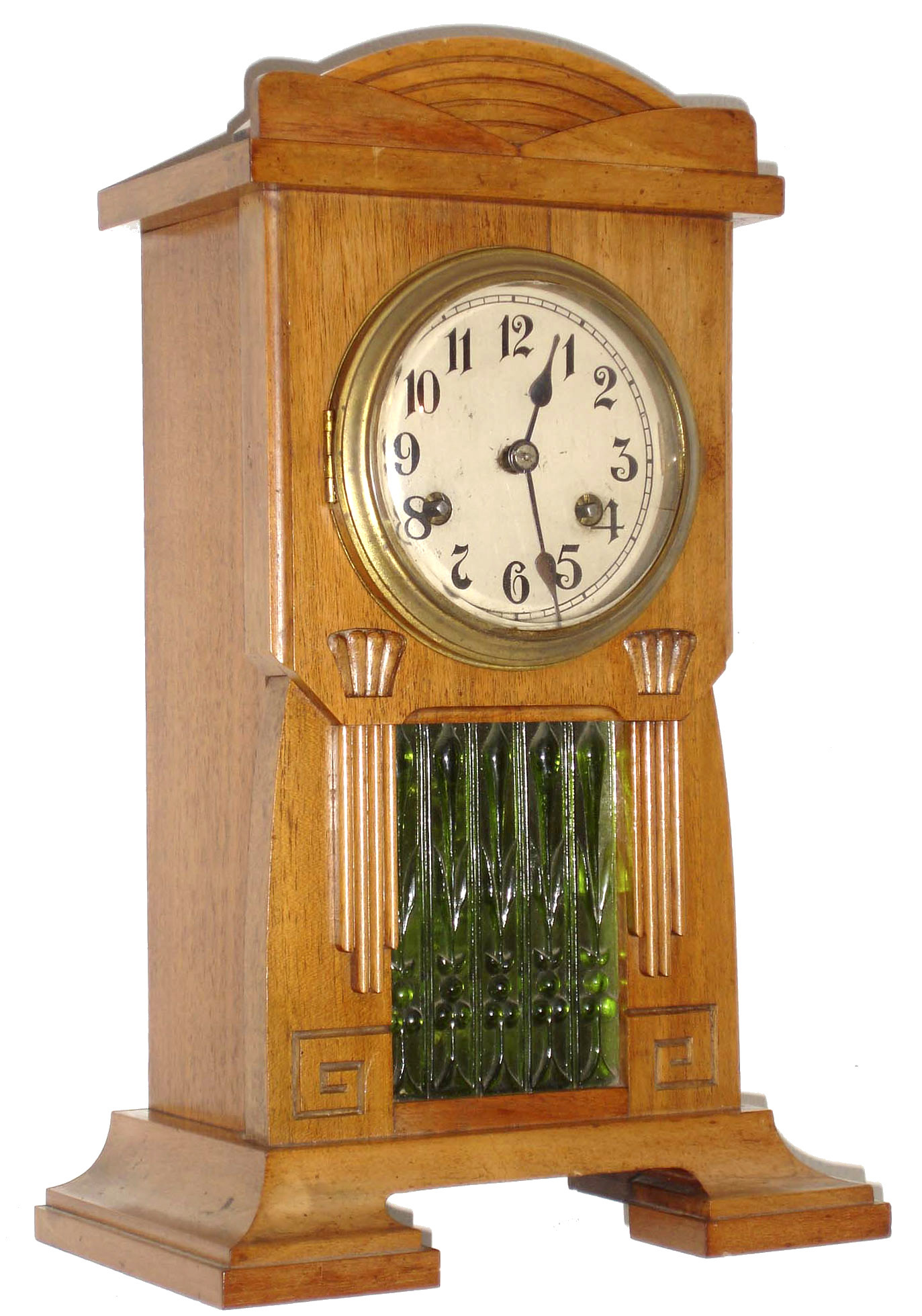 Junghans, 8 day, time and strike, Art Noveau mantel clock, c1907 — Antique Clocks Price Guide