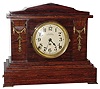 Seth Thomas Clock Co., Thomaston, Conn., "Ding Dong Strike No. 2" Adamantine shelf clock, 8 days time and strike, spring driven movement, c1913,