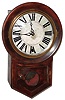 New Haven Clock Co., New Haven, Conn., 8 days, miniature mahogany time-only school clock, the "MANOR", c1929