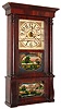 Forestville Manufacturing Co., Bristol, Conn., mahogany column and cornice 8 days, time and strike, weight-driven shelf clock, c1845