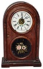 Ansonia Brass Co., Ansonia, Conn. rosewood 8 days, time and strike, shelf clock, c1860