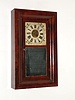 Atkins Porter and Co., Bristol, Conn., 8 day, time and strike, weight brass movement OG shelf clock.