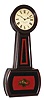 E. Howard & Co., Boston, Mass., "No. 4 Banjo" rosewood grained 8 days, weight driven wall timepiece, c1900