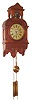 Waterbury Clock Co., Waterbury, Conn., "Study No. 10", 8 day, time and strike, wall clock. c1893