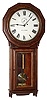 Seth Thomas Clock Co., Thomaston, Conn., "Regulator No. 3", wall clock, 8 days, time only, weight driven movement in a mahogany veneer case with painted metal dial and gold leafed trim around lower glass, c1880