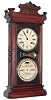 Ithaca Calendar Clock Co., Ithaca, New York, "Manufactured for Lynch Brothers", large "Index" model in walnut, 8 days, time and bell strike spring driven shelf clock, c1875