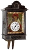 German moving eye 30 hours, weight driven hanging cuckoo clock, c1870