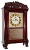 Spencer, Hotchkiss & Co., Salem Bridge, (Naugatuck), Conn., 8 day, time and strike, weight Salem Bridge movement shelf clock. c1830