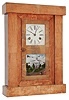 Chauncey Jerome, New Haven, Conn., 30 hour, time and strike, flat front empire shelf clock, c1850