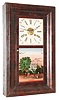 Connecticut Clock Co., 54 John Street, New York, 30 hour, time and strike, mahogany veneer OG shelf clock. c1855