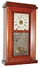 Robinson and Collins, New York, 8 day, time and strike, detached fusee brass movement shelf clock, c1845
