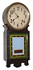 E. Ingraham& Co., Bristol, Conn., "Navarre", 8 day, time and strike, hanging wall clock. c1918