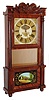 C. & L.C. Ives, Bristol, Conn., 8 day, time and strike, mahogany triple decker shelf clock. c1835