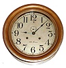 Seth Thomas Clock Co., Thomaston, Conn., "Chronometer Lever No. 4010", wall clock, 8 days, time only, spring driven movement in a nickel plated brass case with 8" silvered dial, c1913