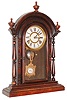 Welch, Spring and Co., Forestville, Conn. "Parepa V.P." rosewood 8 days, time and strike, mantel clock, c1880