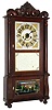 Forestville Manufacturing Co., Bristol, Conn., 8 day, time and strike, double decker shelf clock. c1850