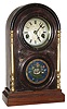 E. Ingraham & Co., Bristol, Conn., "Venetian" 30 hour, time and strike, small Venetian model shelf clock. c1880