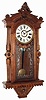 Mixed lot: F. Kroeber, New York, "Regulator No. 30" walnut case with E. N. Welch dial and 8 days, time and strike, spring driven movement, c1881