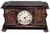 E. Ingraham Co., Bristol, Conn., "Chinese" wood 8 days, time and strike, mantel clock, c1929