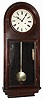 Welch, Spring & Co., Bristol, Conn., rosewood  2 weight time time only, wall clock, case design by Solomon Spring, c1860