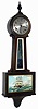 New Haven Clock Co., New Haven, Conn., "Whitney"  wood time and strike, banjo clock, Sessions dial, c1930
