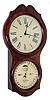 Ithaca Calendar Clock Co., Ithaca, NY, "No. 4 Hanging Office", 30 day, double wind double dial calendar wall timepiece. c1880