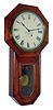 Seth Thomas Clock Co., Thomaston, Conn., "Globe", 8 day, quartered oak wall timepiece, c1896  The initials on the dial: "W. J. & S. R. R." is the abbreviation for the "West Jersey & Seashore Rail Road".  In the 1900 edition of "Statistics of Railways in the United States" this railroad operated under the Pennsylvania RR system claiming assets of over 11 million dollars, 330 miles of track and carrying 2 million passengers annually.