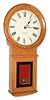 E. Howard & Co., Boston, Mass., "Regulator No. 70", 8 day, oak case, weight wall timepiece. c1900