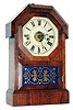 Seth Thomas Clock Co., Plymouth Hollow, Conn., "Octagon Top",  30 hour, time and strike, cottage clock. c1863