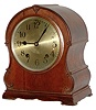 New Haven Clock Co., New Haven, Conn.,mahogany 8 days, time and strike, mantel clock, c1925