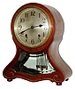 New Haven Clock Co., New Haven, Conn., mahogany 8 days, time and strike, mantel clock, c1925