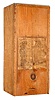 German, copy of the famous Columbus Clock, one day, weight driven with verge and foliot escapement, c1935