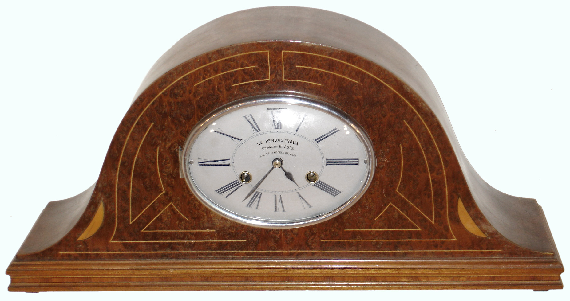 French "La Pendastrava", time and strike, mantel clock, coin operated for hotel room, 20th century — Antique Clocks Price Guide