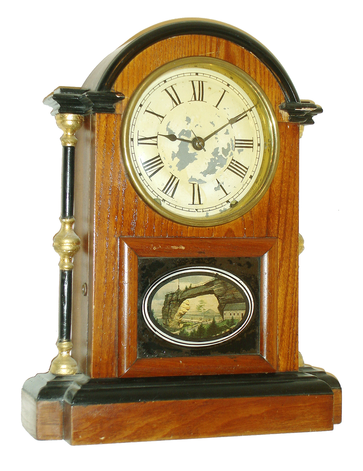 Seth Thomas Clock Co., Thomaston, Conn., "Cincinnati", 8 days, time and strike, city series mantel clock, c1875 — Antique Clocks Price Guide