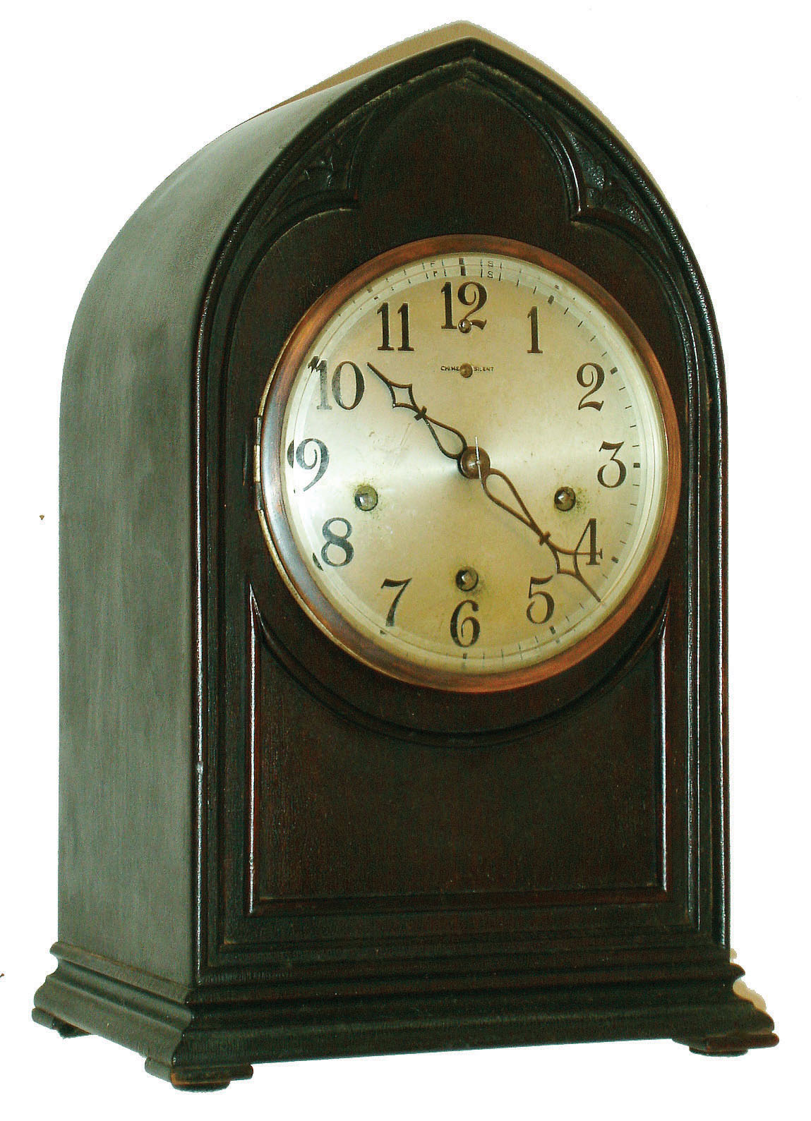 New Haven Clock Co., New Haven, Conn., "Inglewood", 8 days, time and strike, Westminster chime on rods mantel clock. c.1929 — Antique Clocks Price Guide