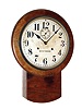 Seth Thomas Clock Co., Thomaston, Conn., "Bradford" 30 day time only solid oak wall clock, c1922