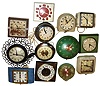 Clocks- 15 (Fifteen) American plug-in electric wall clocks