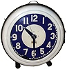 Clocks- 2 (Two) Electric illuminated advertising wall clocks plug-ins: large round neon by Electric Neon Clock Co.; Romm & Co./Longines by Electric Clock Co.