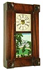 Chauncey Jerome, Bristol, Conn., 30 hour, time and strike, weight small column and block corners shelf clock. c.1844