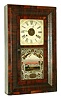 Seth Thomas, Plymouth Hollow, Conn., 30 hour, time and strike, rosewood OG shelf clock, c1863