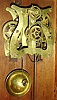 Terry & Andrews, Bristol, Conn., 30 hours, time and alarm cottage timepiece, c1845