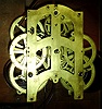 Ansonia Clock Co., Ansonia, Conn., "Office Regulator", 8 days, time & strike, wall regulator, c1901.