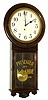 E. Ingraham & Co., Bristol, Conn., "Ormond", 8 days, regulator timepiece with a gilt glass that reads: " Presented by K. Lahde Jeweler", c1911